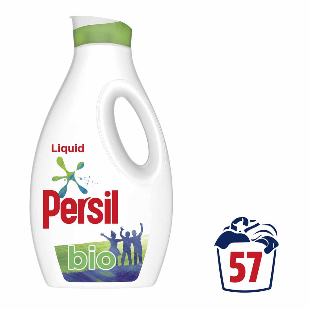 Persil Bio Liquid Detergent 57 Washes 1.539L Image 1