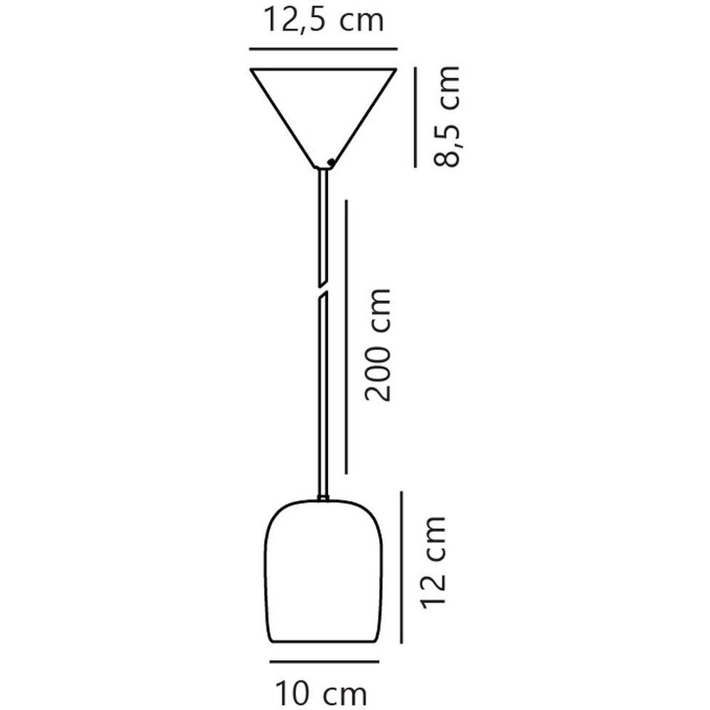 Nordlux Notti 10 E27 Grey Pendant Light Image 5