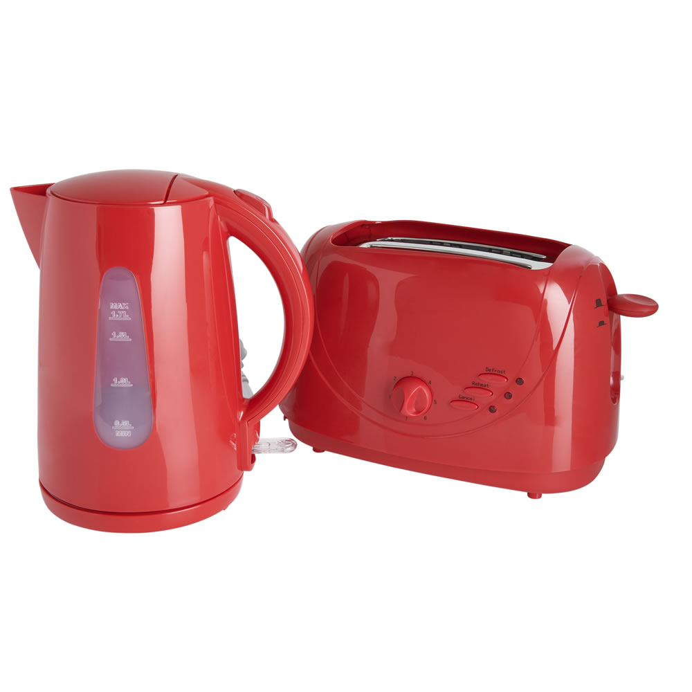 Wilko Colour Play Red 2 Slice Toaster Image 5