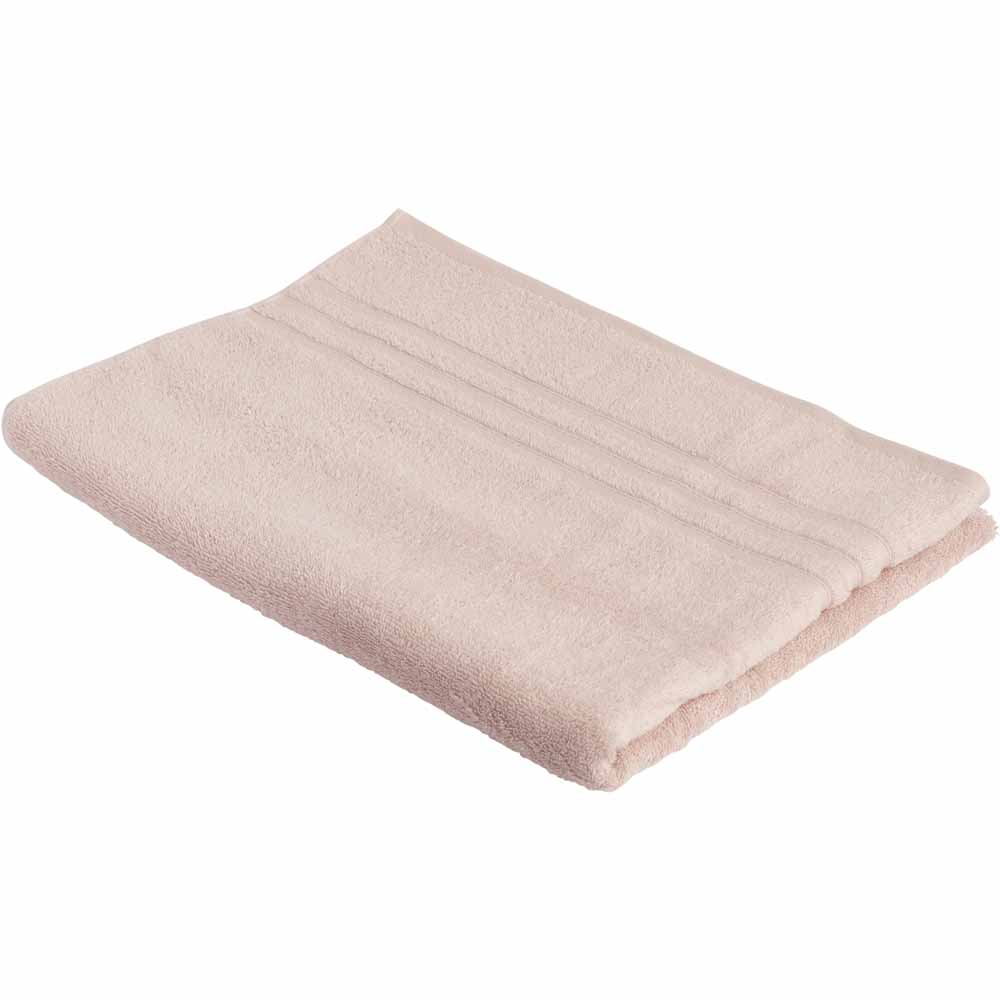Wilko Best Pink Bath Sheet Image 1