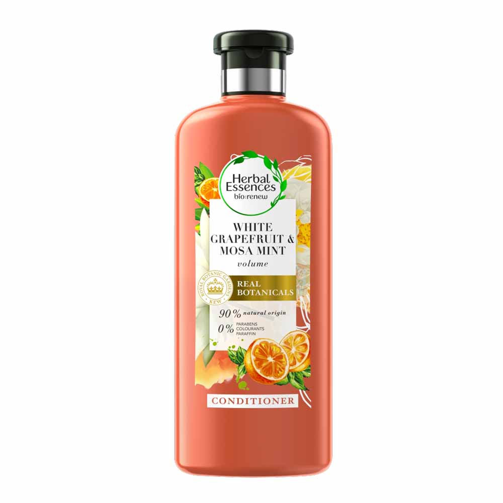 Herbal Essences Bio Renew White Grapefruit and Mosa Mint Conditioner 400ml Image 1