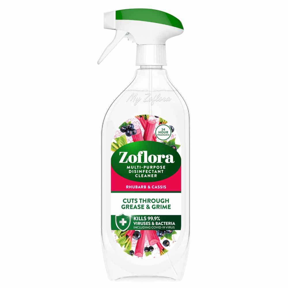 Zoflora Multi Purpose Disinfectant Spray Rhubarb & & Cassis 800ml Image
