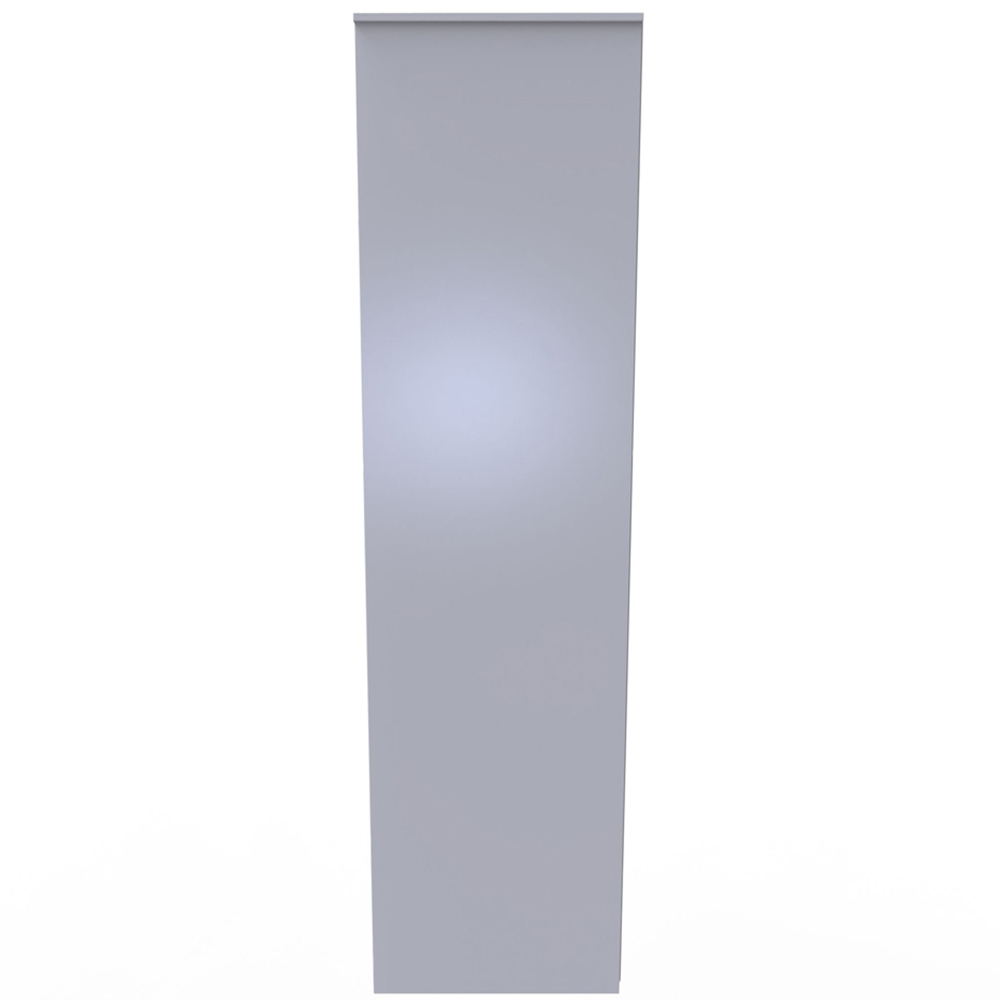 Crowndale Cube Matt White Open Wardrobe Ready Assembled Image 4