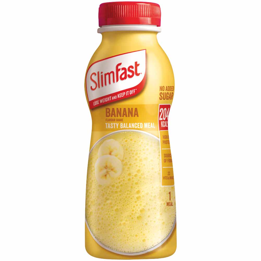 Slimfast Milkshake Bottle Banana 325ml Image
