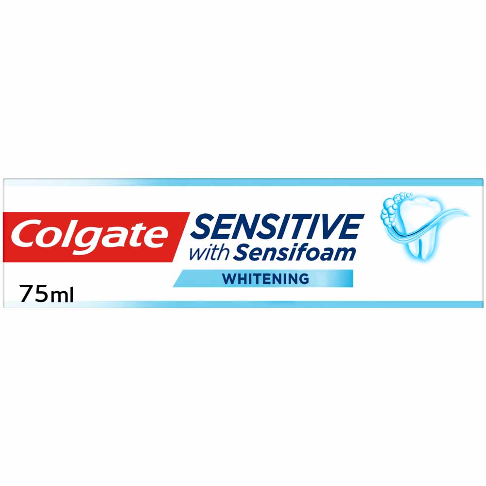 Colgate Sensifoam Whitening Sensitive Toothpaste 75ml Image 1