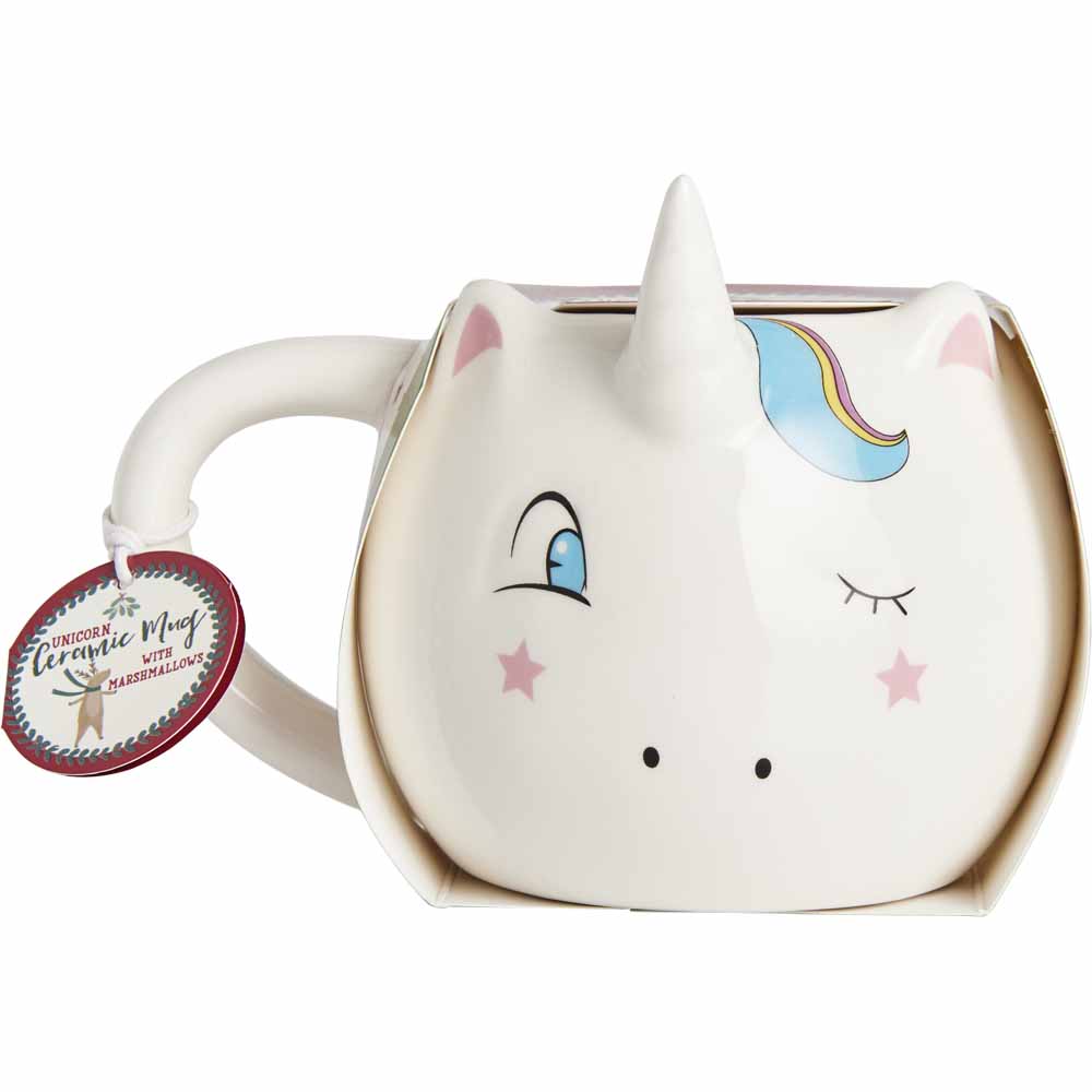 Wilko Unicorn Ceramic Mug Image 1