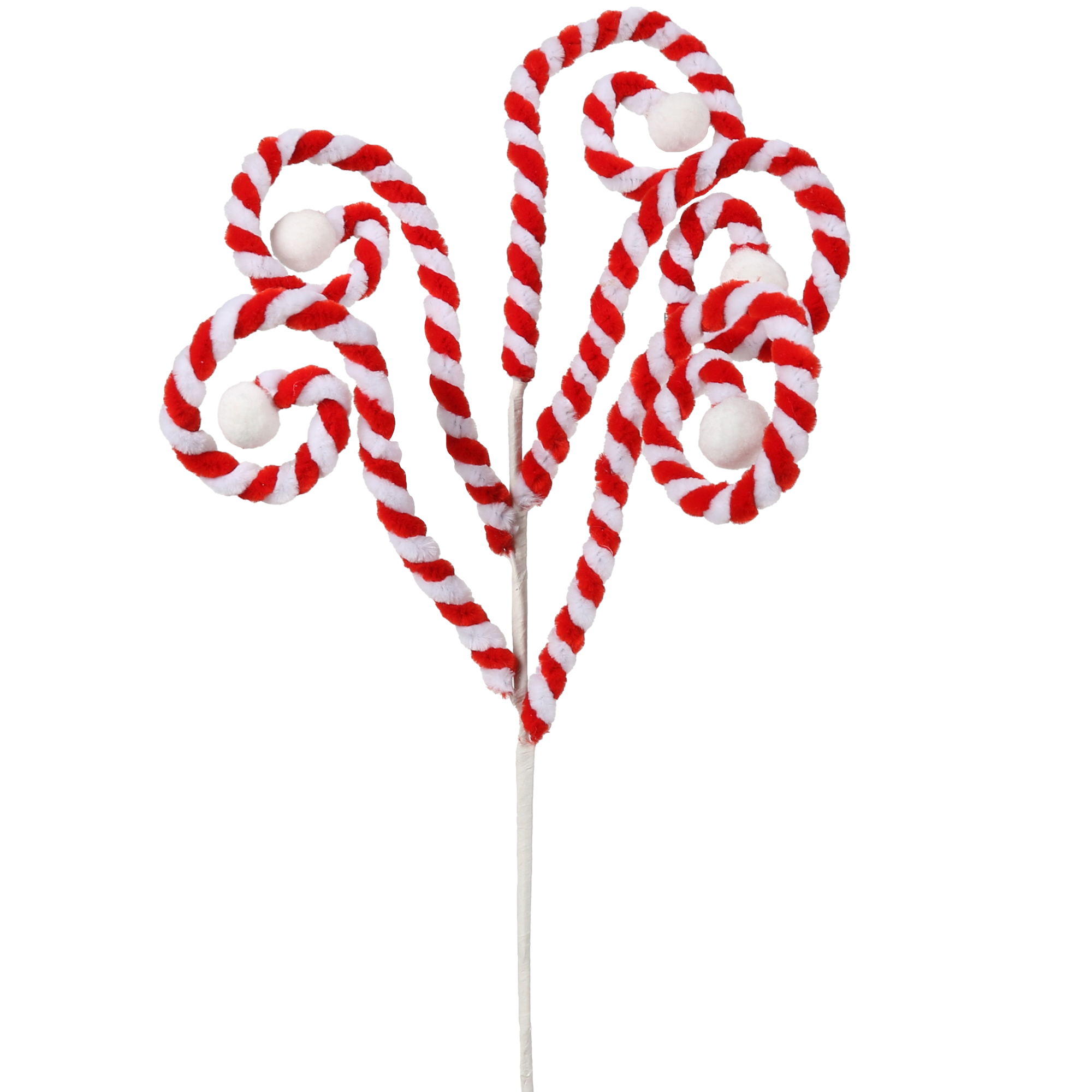 Candy Cane Swirl Pick Image 1