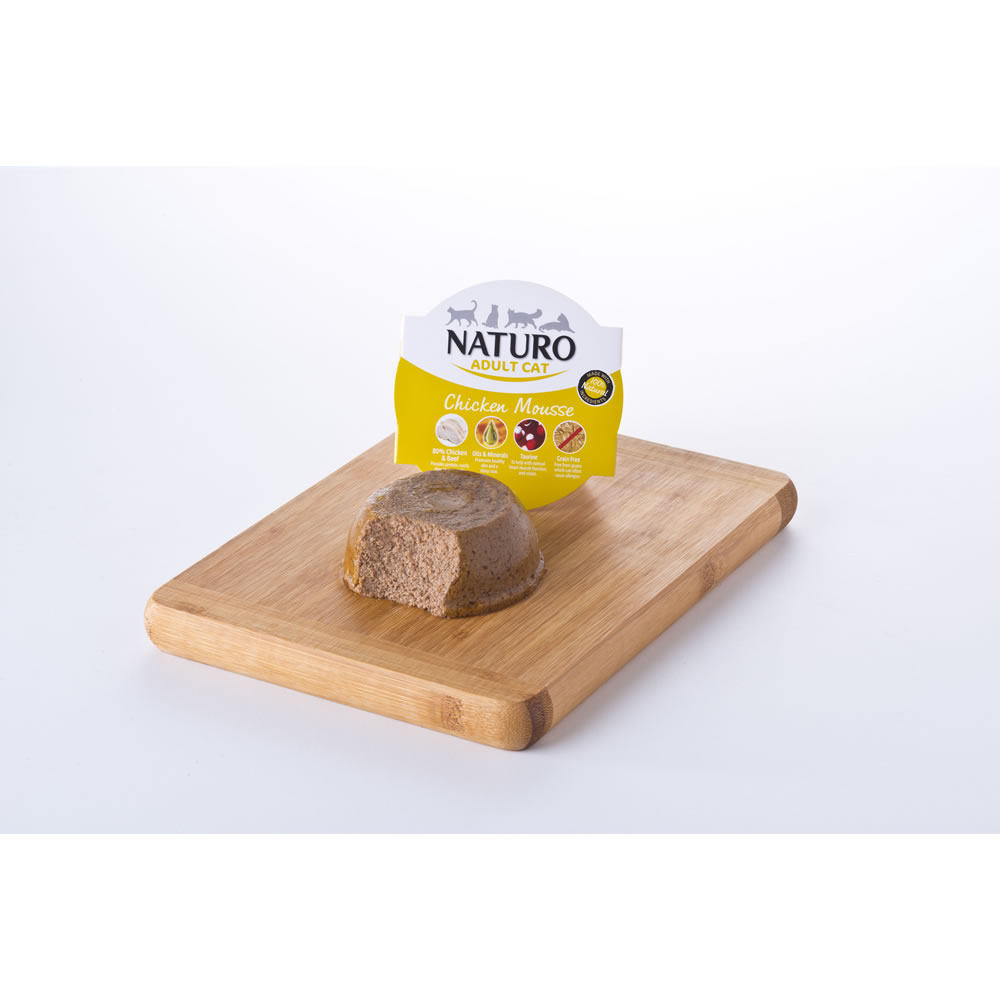 Naturo Adult Cat Chicken Mousse 85g Image 2