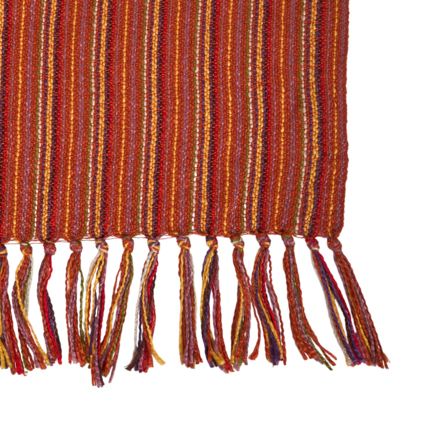 Saffron Woven Throw Multicolour Image 4