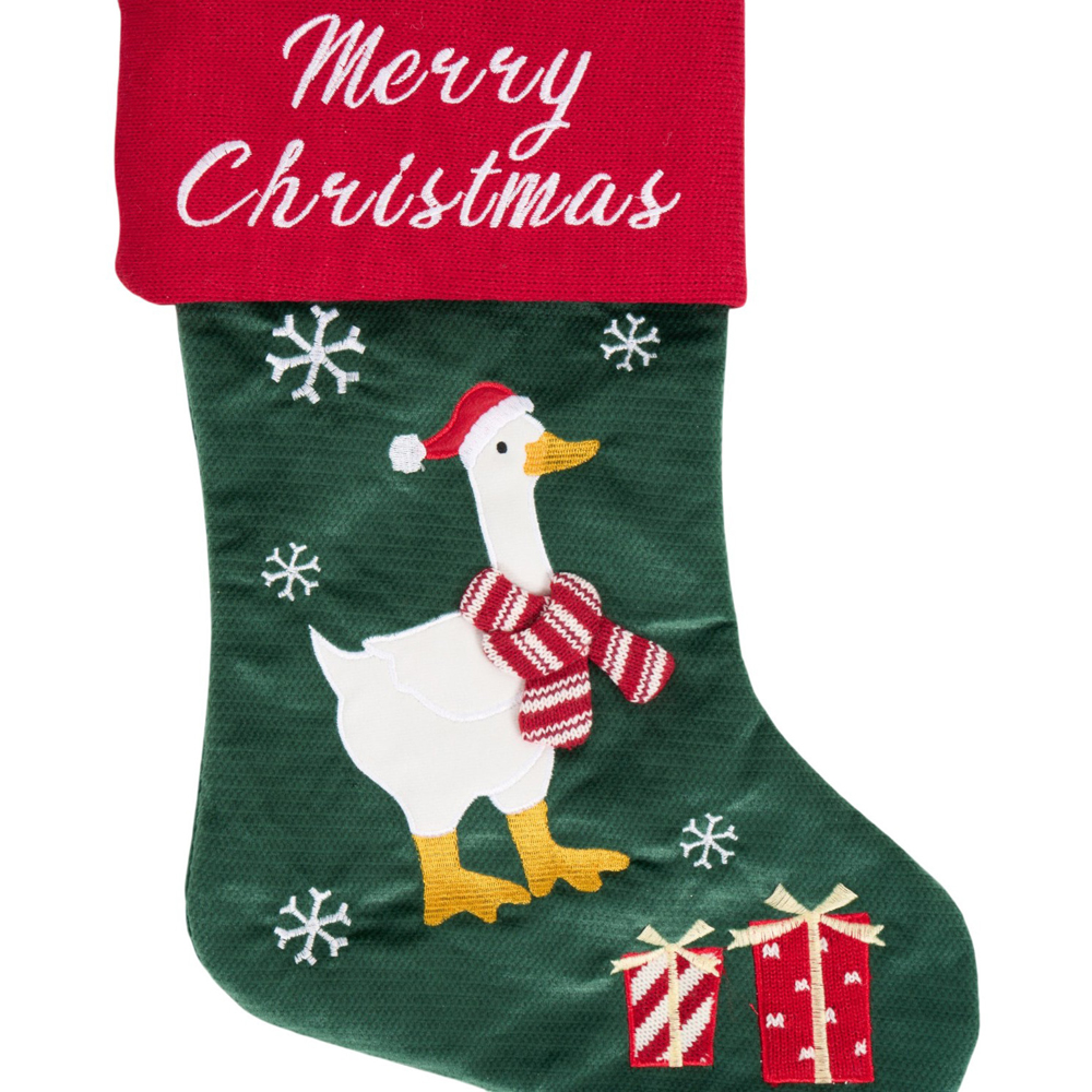 Christmas Goose Stocking Image 4