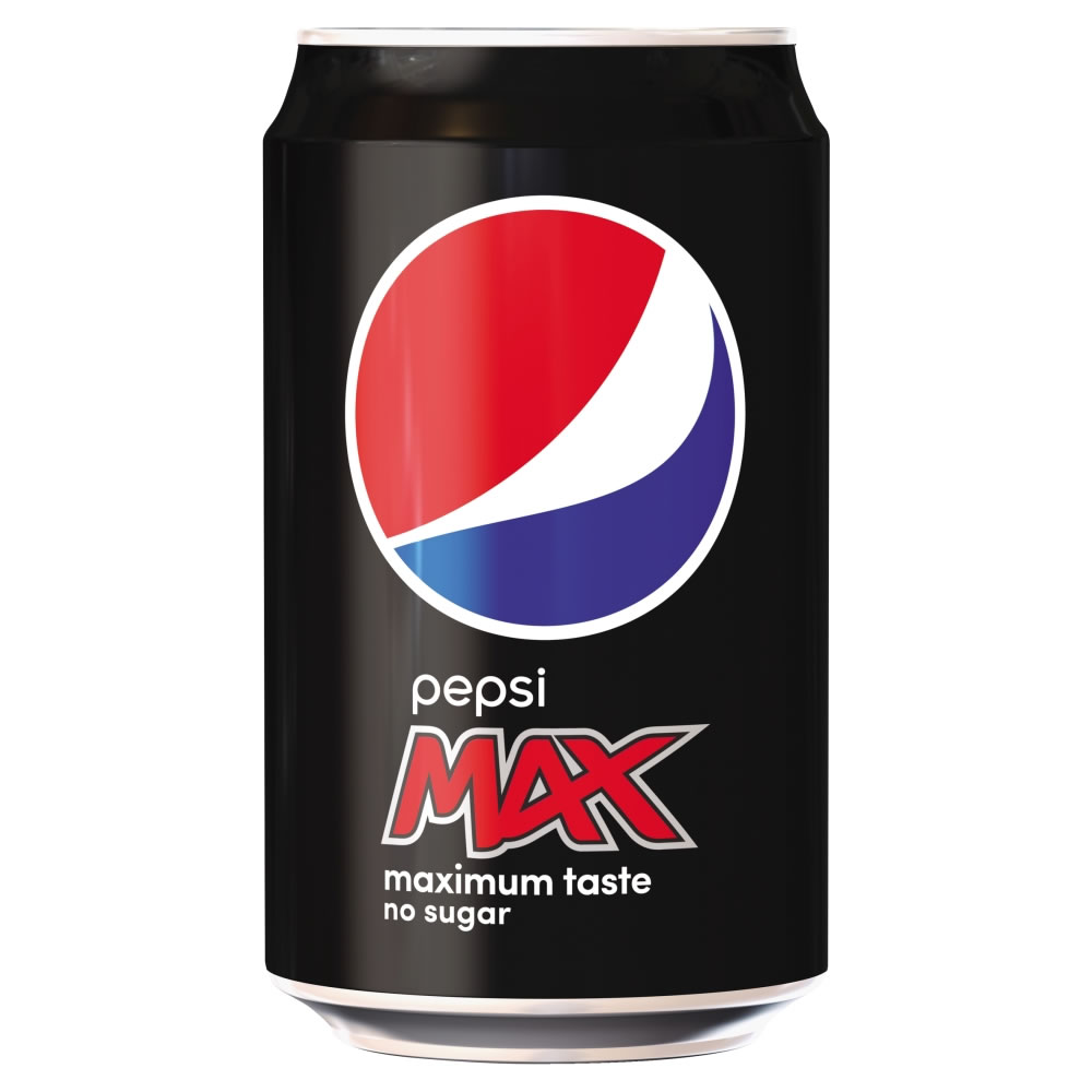 Pepsi Max Can 330ml  - wilko