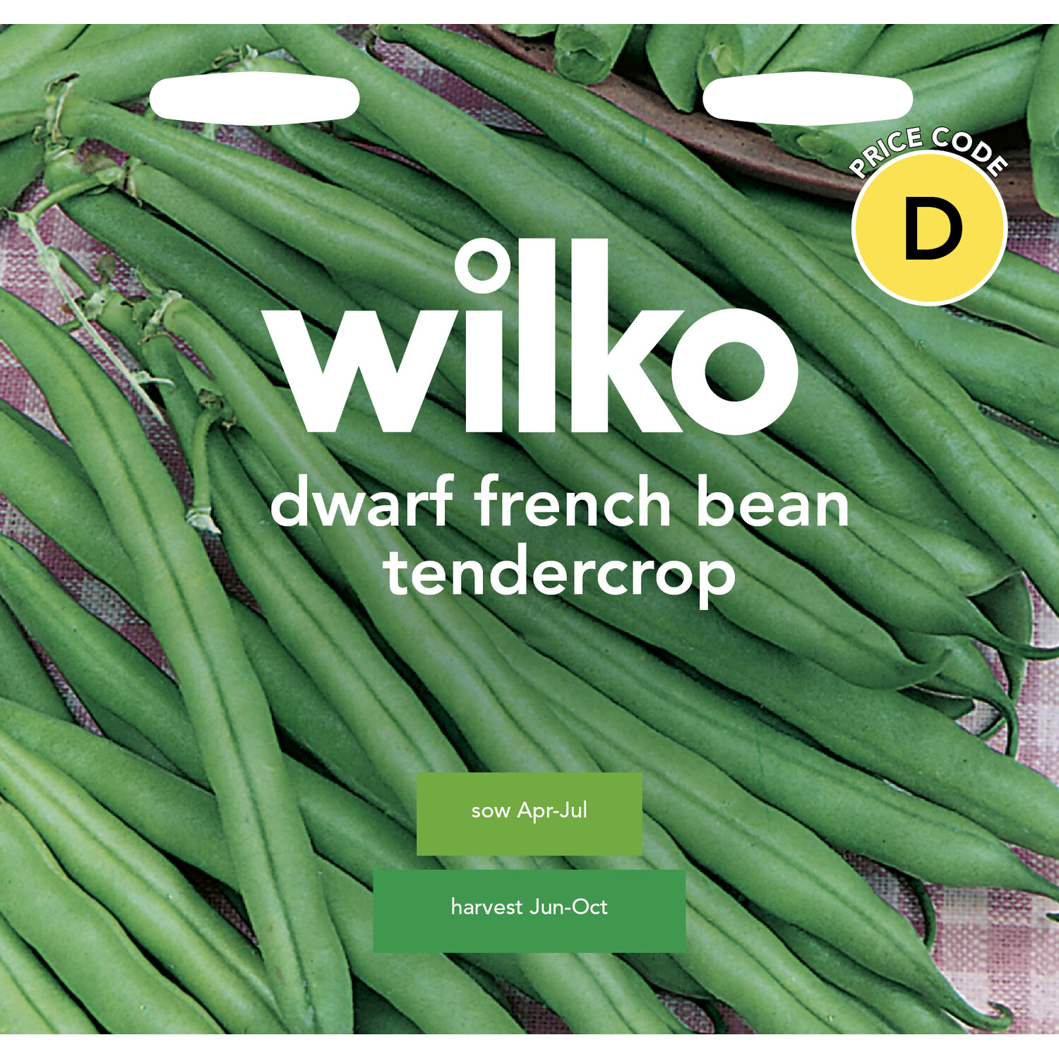 Dwarf French Bean Tendercrop Seeds Green Image 1