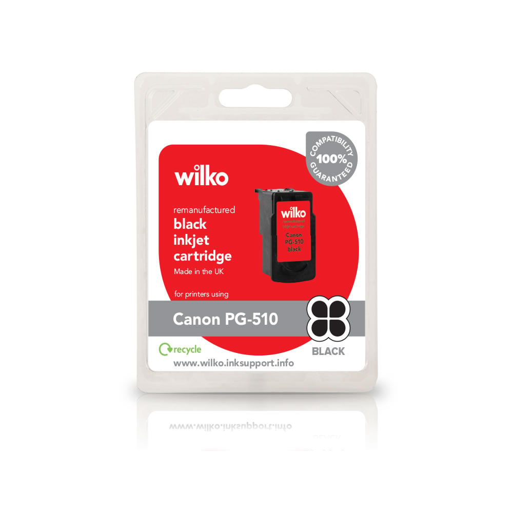 Wilko Remanufactured Canon PG-510 Black Inkjet Cartridge Image 1