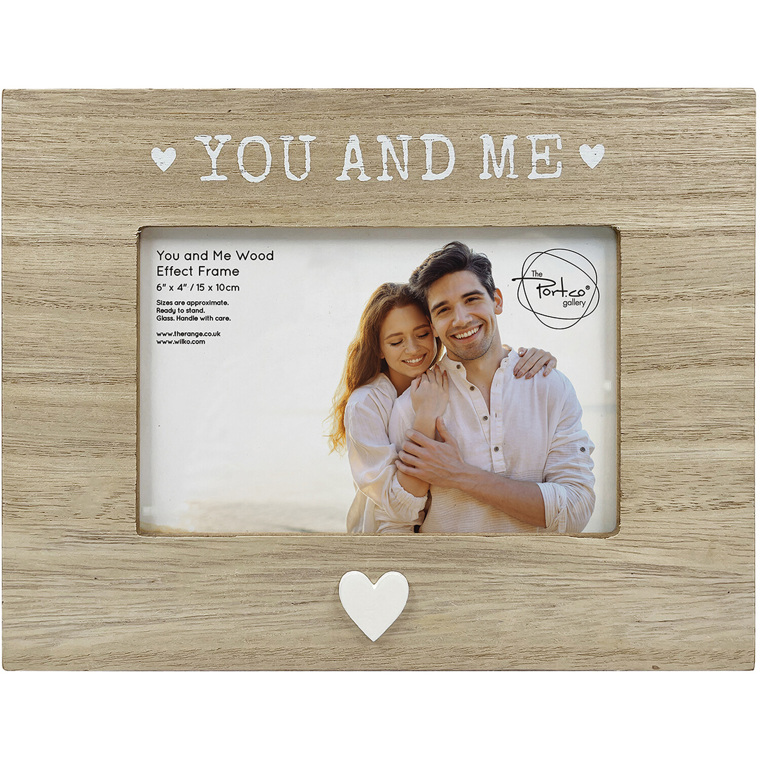 You and Me Wood Effect Frame - Wood Image 1