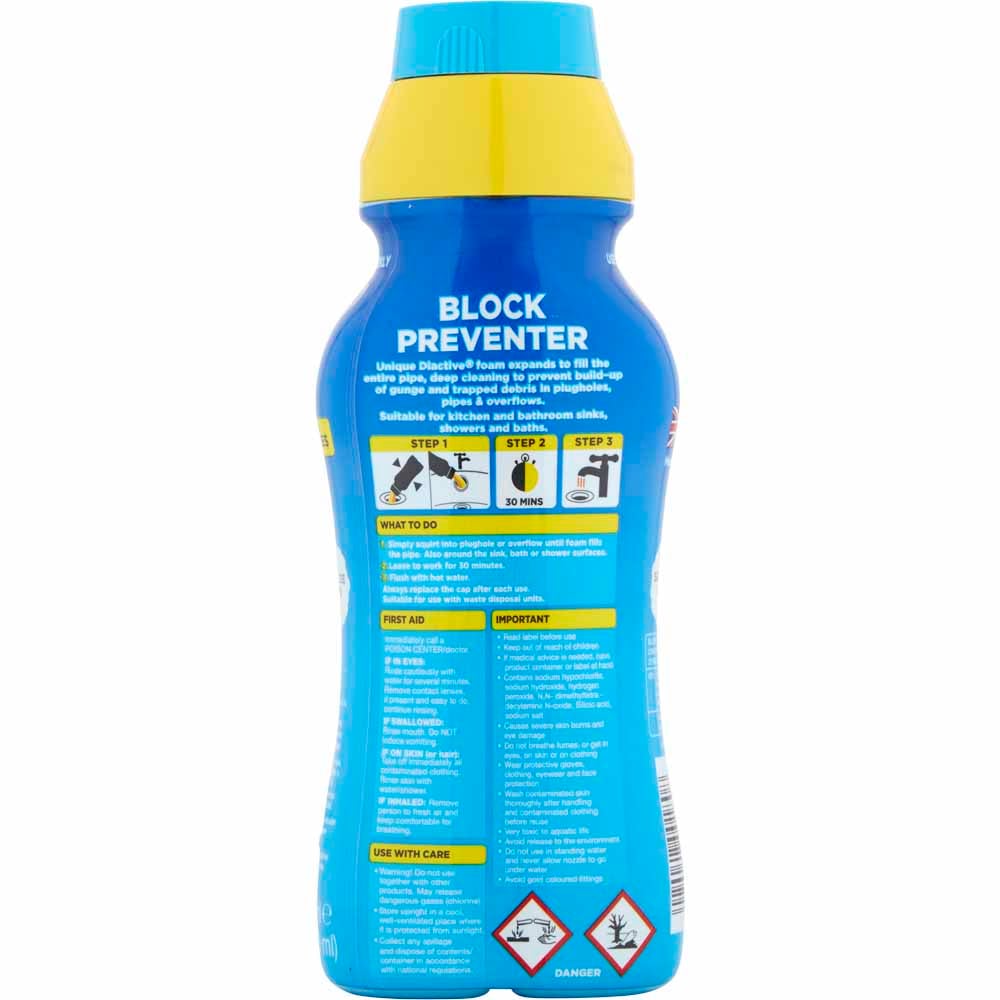 Buster Plughole Block Preventer 250ml Case of 6 x 2 Pack Image 3