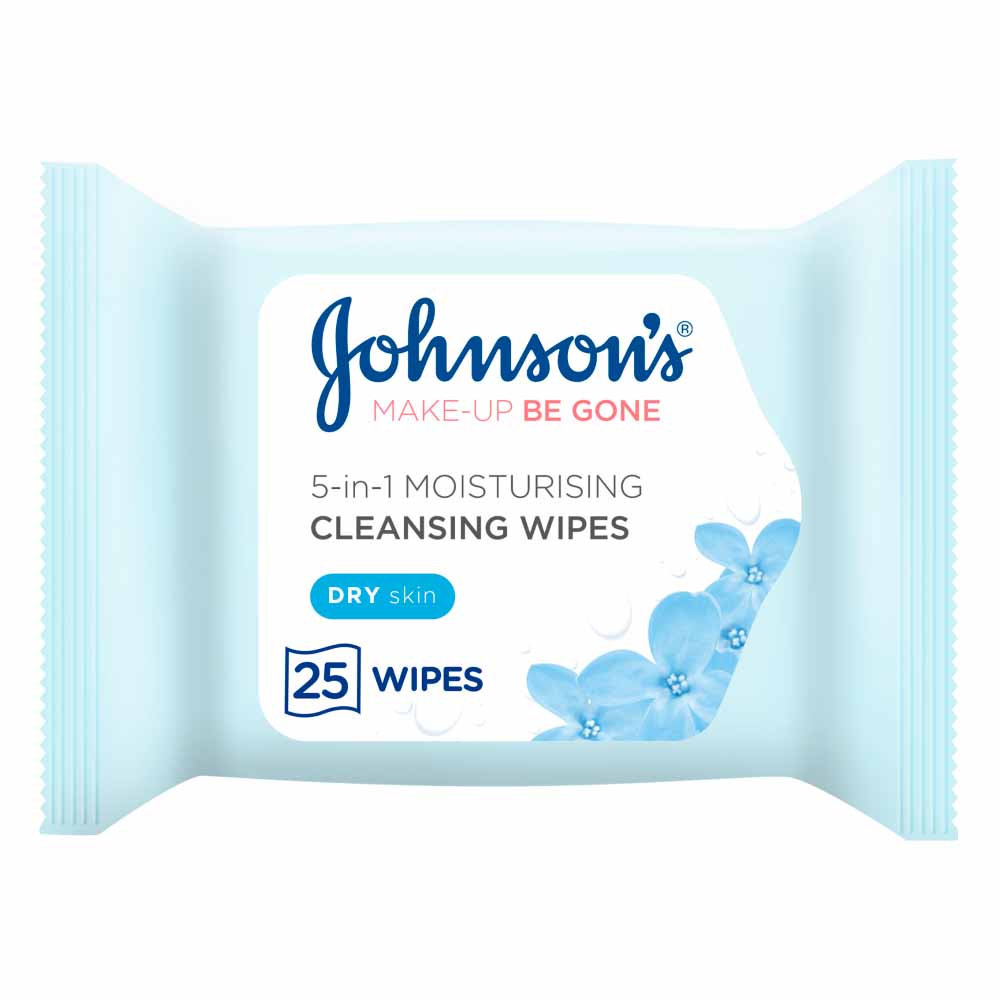 Johnson's Daily Essential Moisturising Wipes 25 pack Image 1