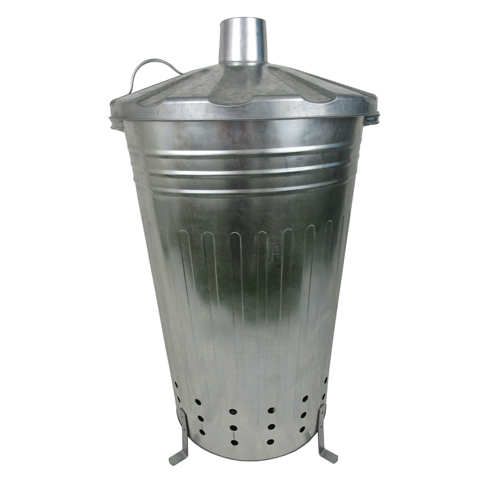 Wilko 120L Galvanised Incinerator Image 1