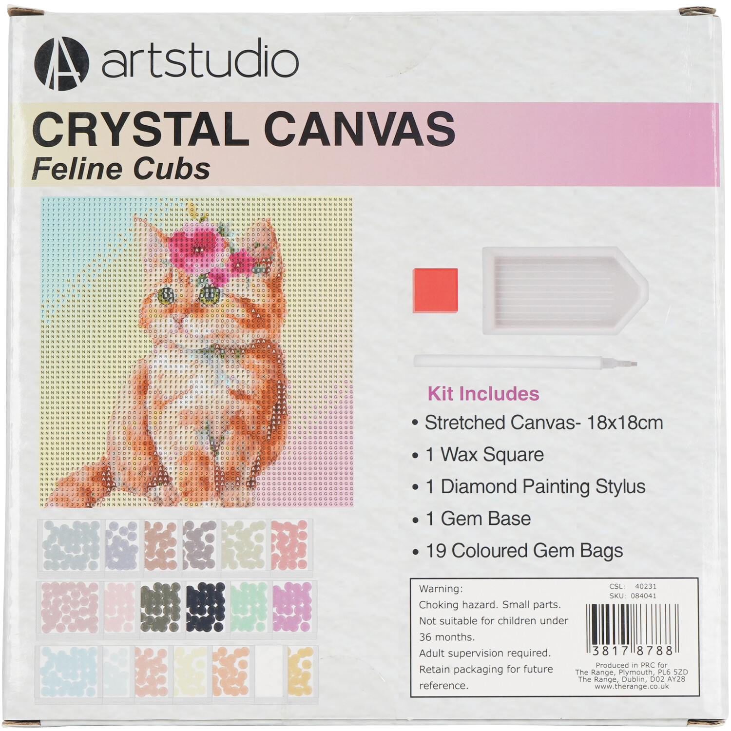 Art StudioCrystal Canvas Feline Cubs Image 3