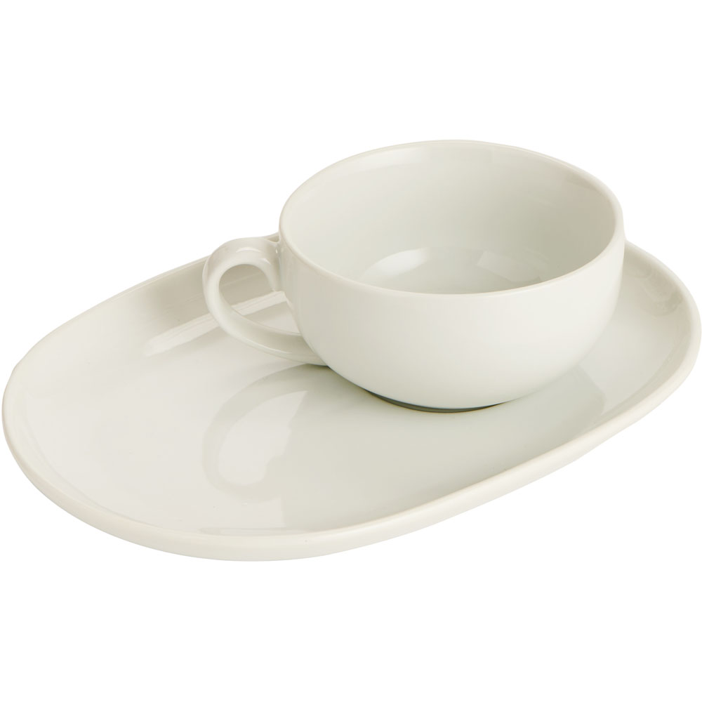 Waterside Soup Mug and Snack Tray Set of 2 Image 1