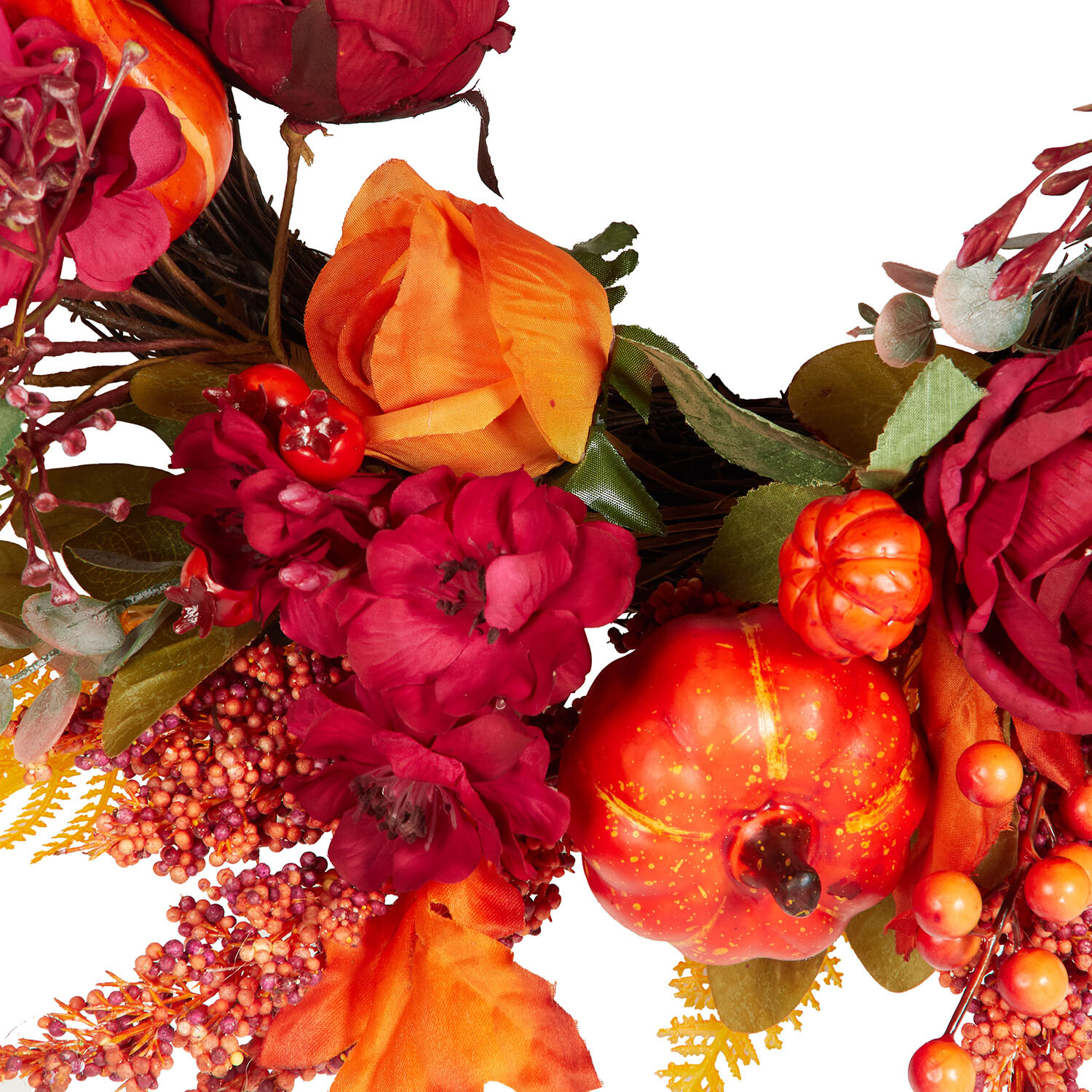 Autumn Burgundy Garland Burgundy Image 2