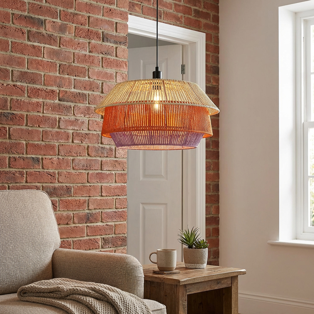 Sansa Lamp Shade - Multicolour Image 3