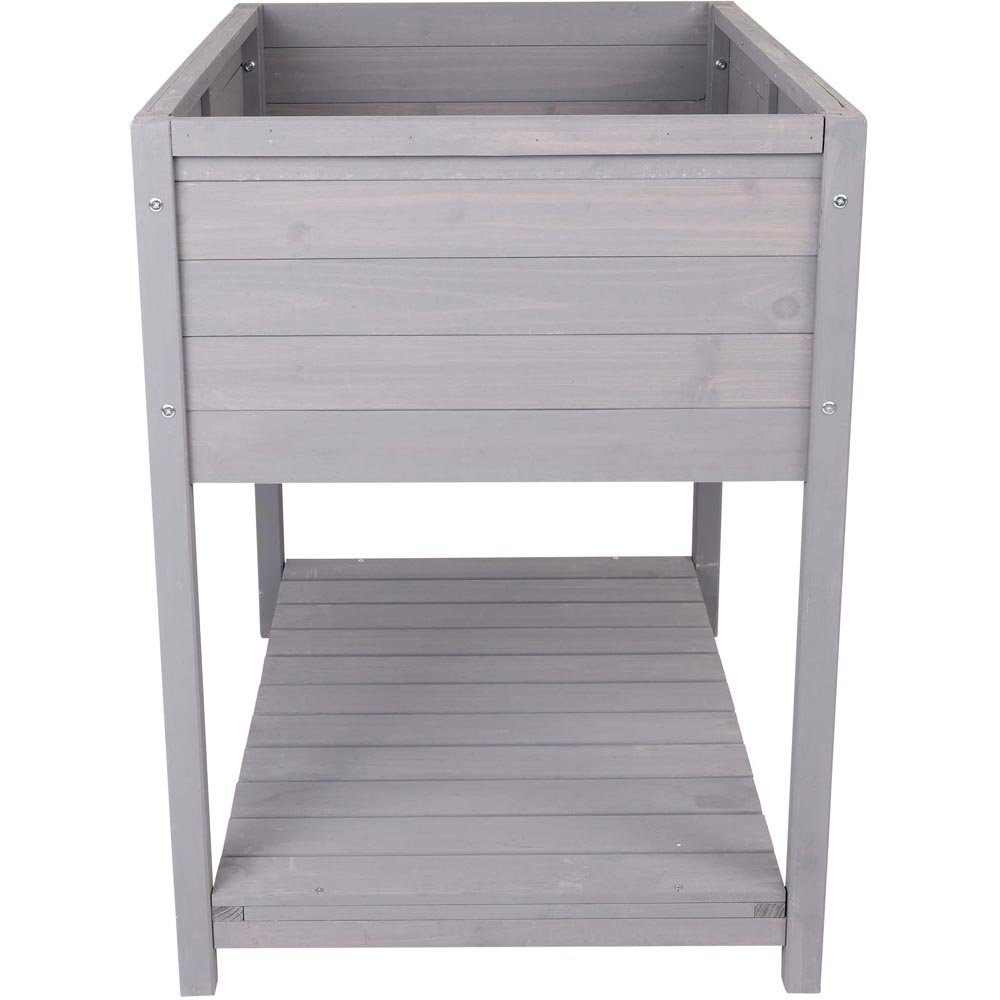 Charles Bentley Grey Outdoor Wooden Planter 92 x 62 x 83cm Image 3