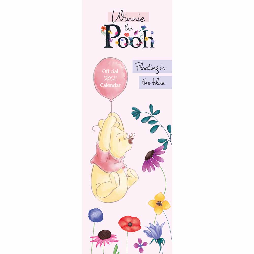 Winnie The Pooh 2021 Slim Calendar Image 1