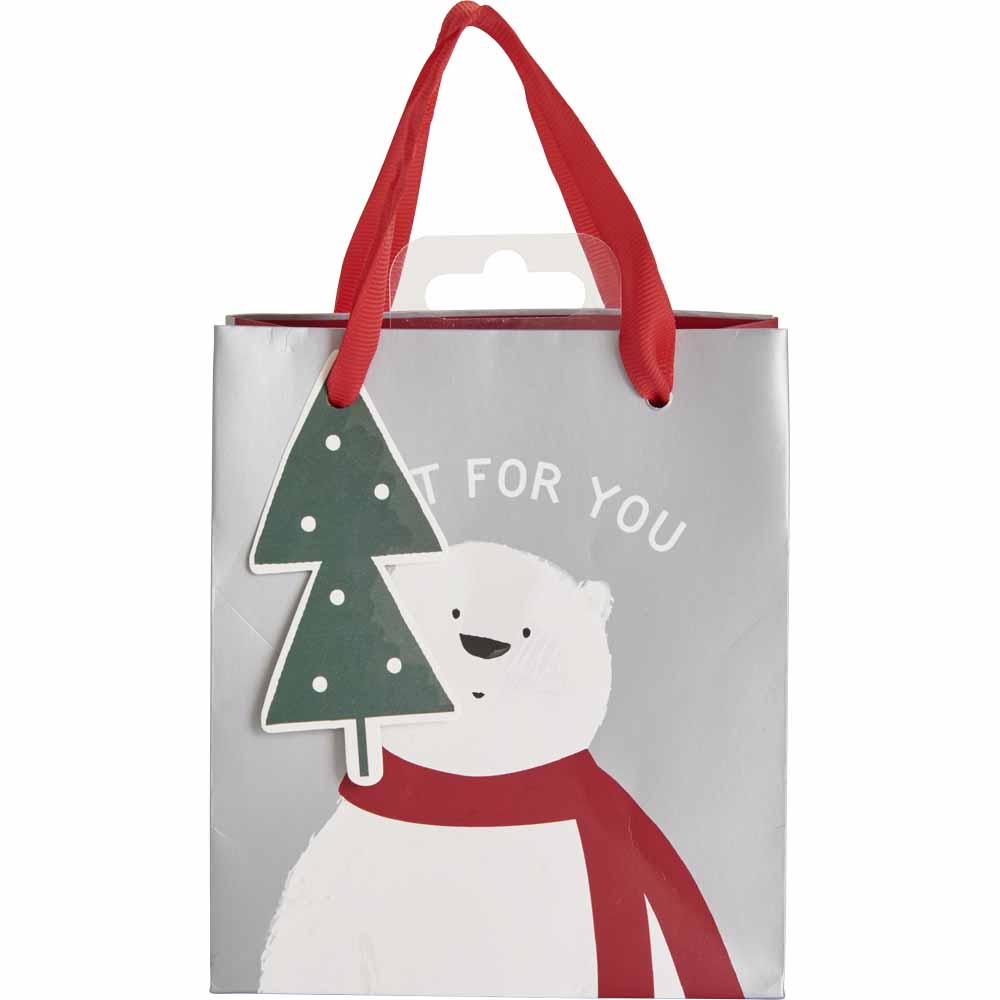 Wilko Alpine Home Christmas Gift Bag Small Image 1