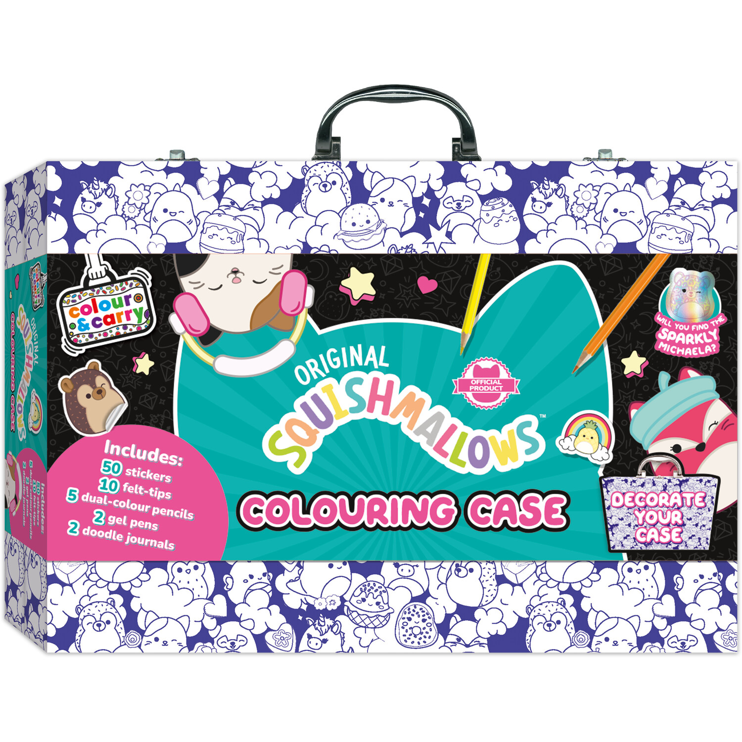 Squishmallows Colouring Case - Multicolour Image