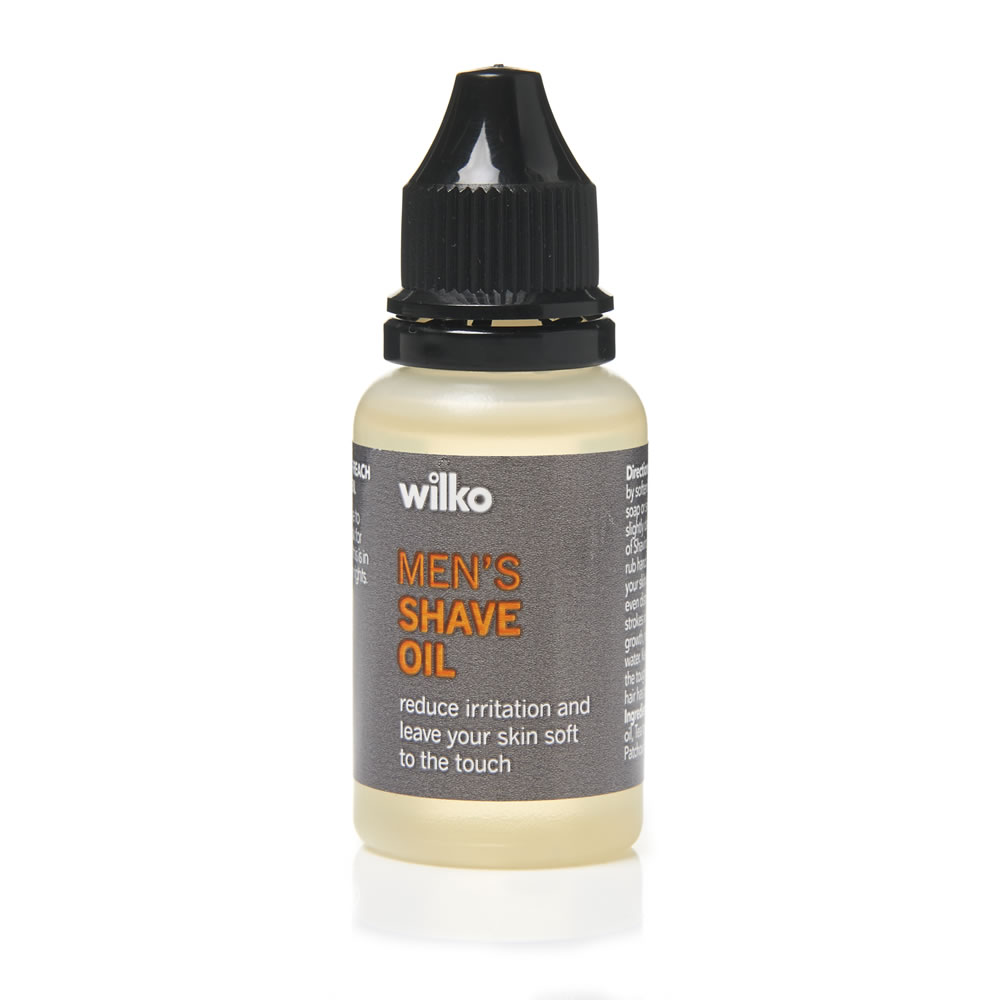 Wilko Men's Shave Oil 15ml Wilko