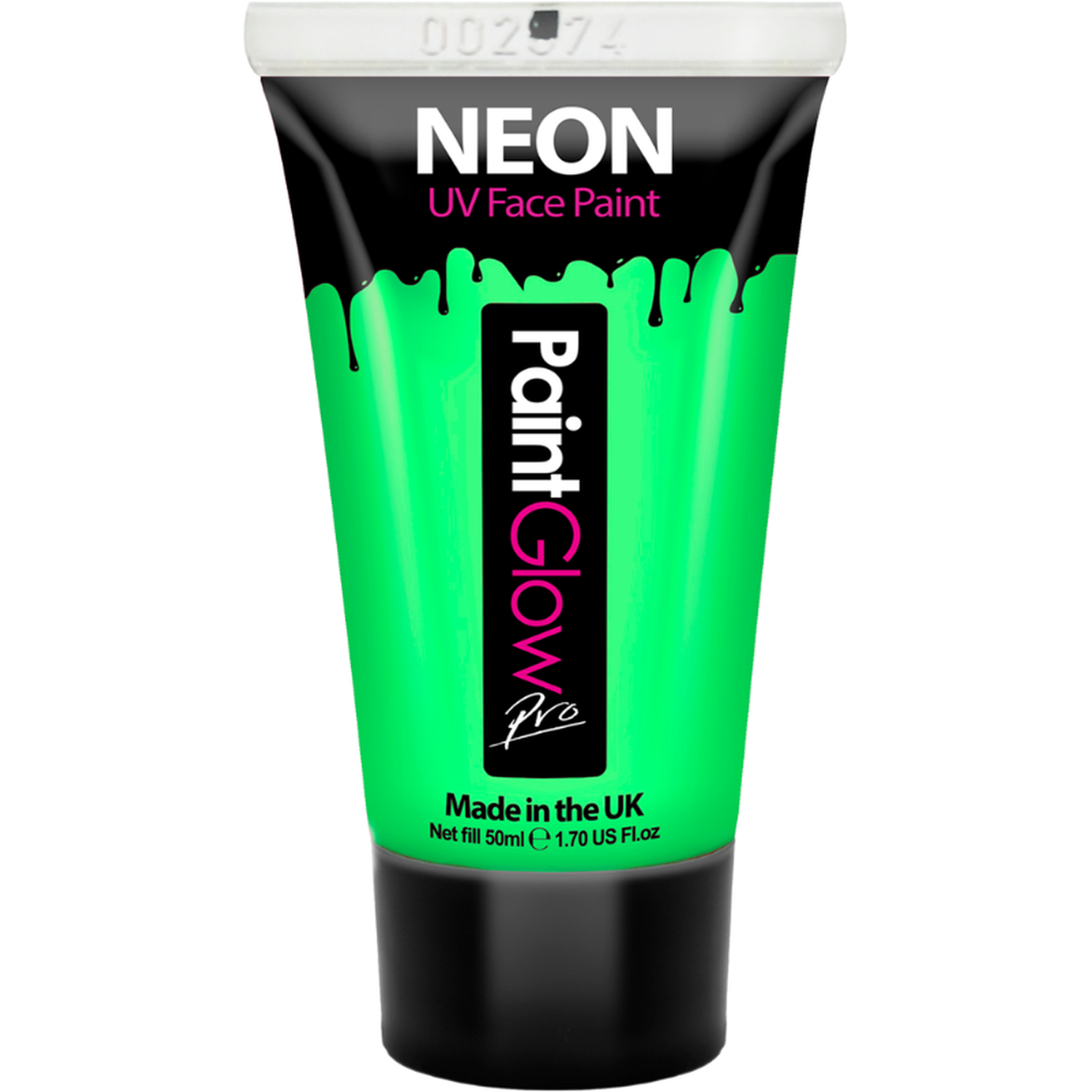 Paint Glow Neon Green UV Body and Face Paint 50ml Image