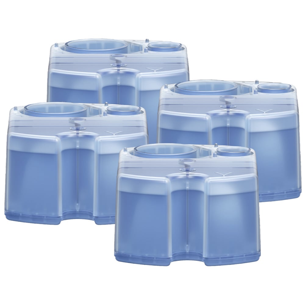 Braun 3-in-1 ShaverCare SmartCare Lemon Fresh Scent Centre Refill Cartridges 4 Pack  Image 2