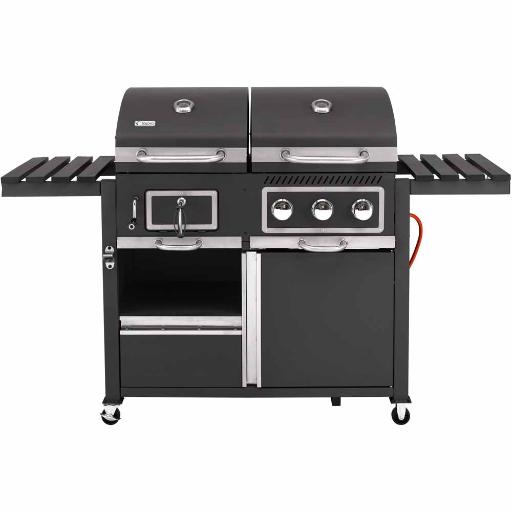 Tepro Toronto Combi Charcoal Gas Barbecue Image 1