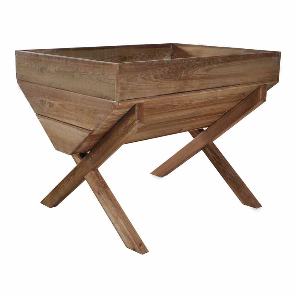 Forest Garden Timber Outdoor Trough Planter Image 1
