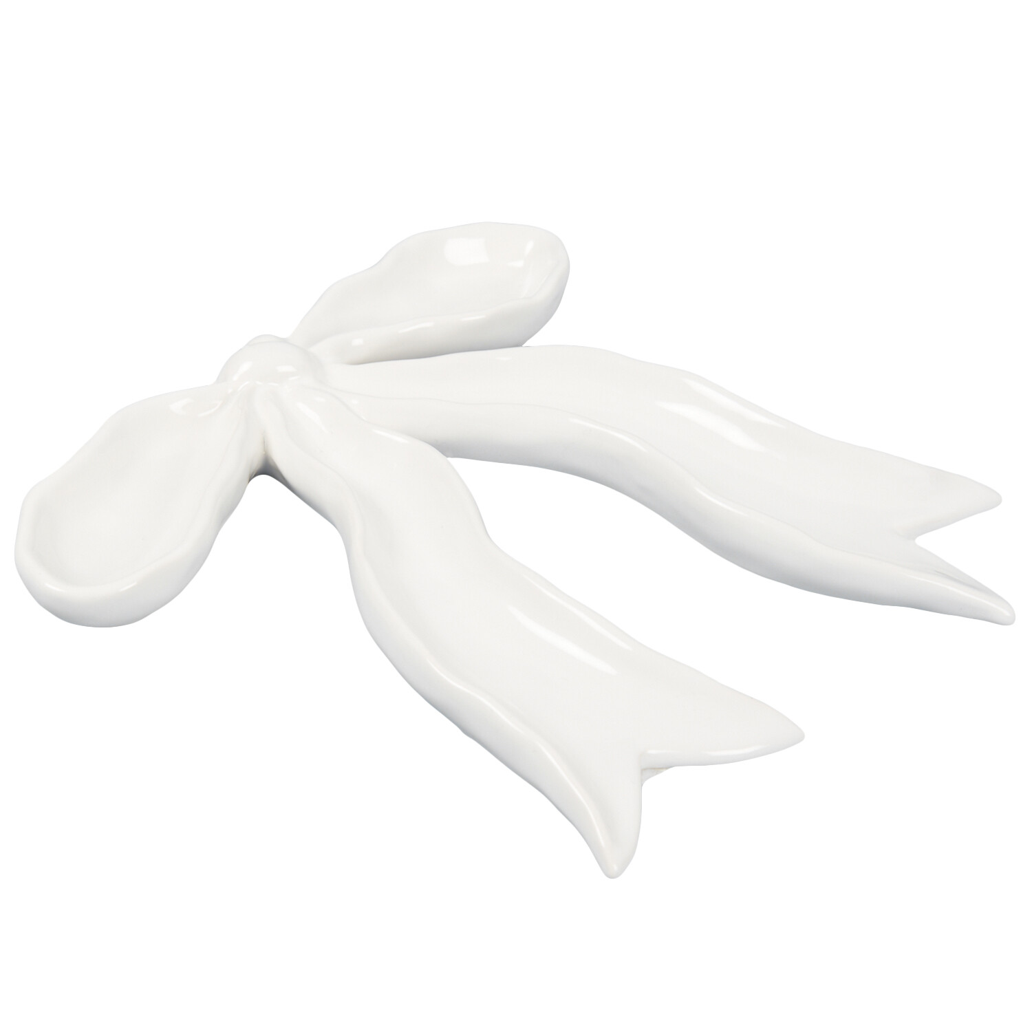 Bow Trinket Tray  - Black or White Image 3