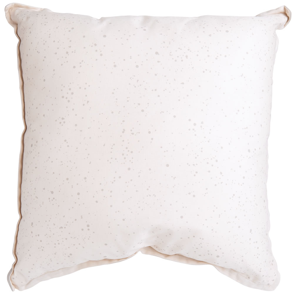 Wilko Reversible Speckled Cushion 43 x 43 cm Image 1