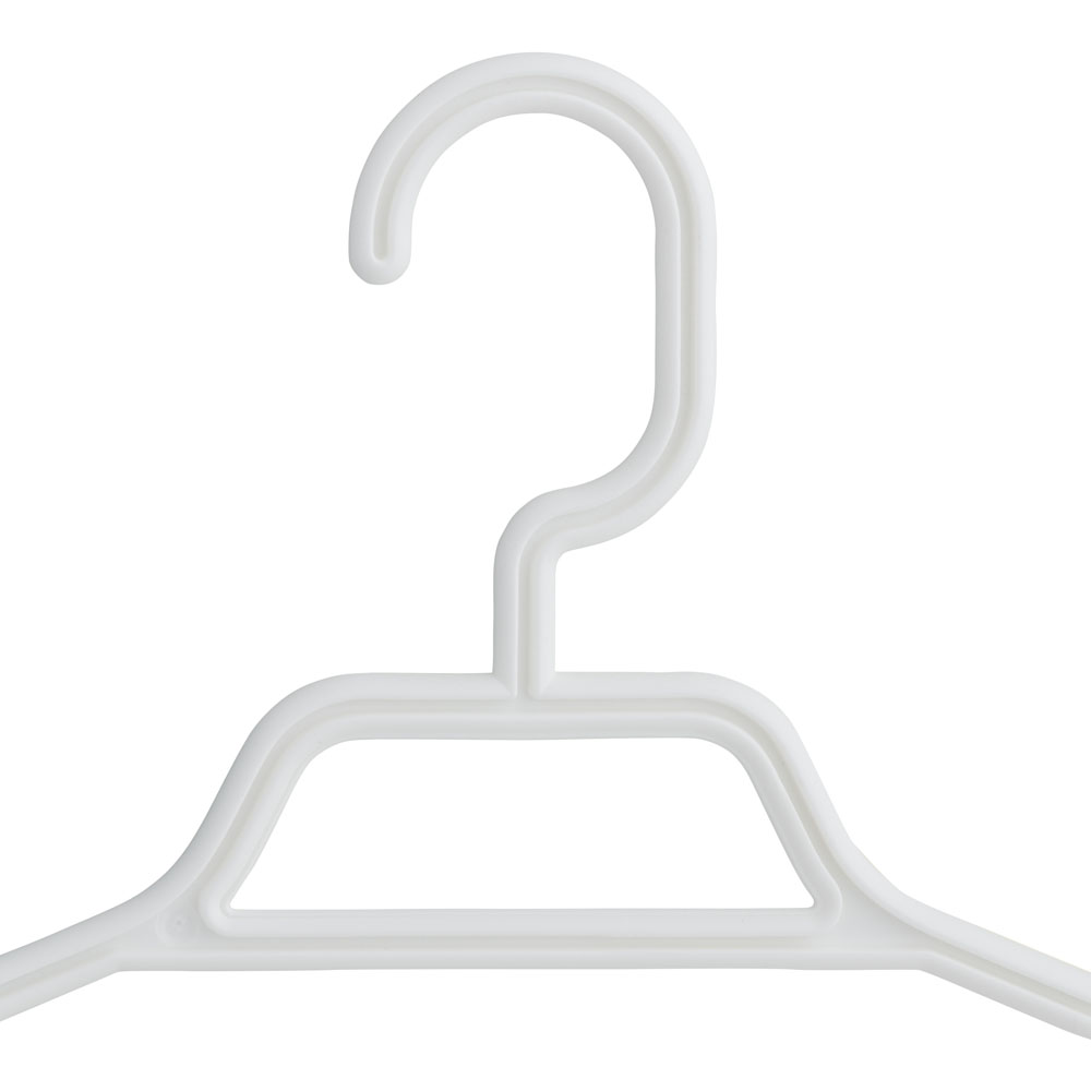Wilko White Colour Play Hanger 6 Pack Wilko
