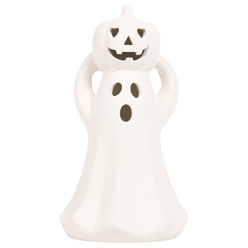 Spooky Ceramic Ghost Ornament Image 1