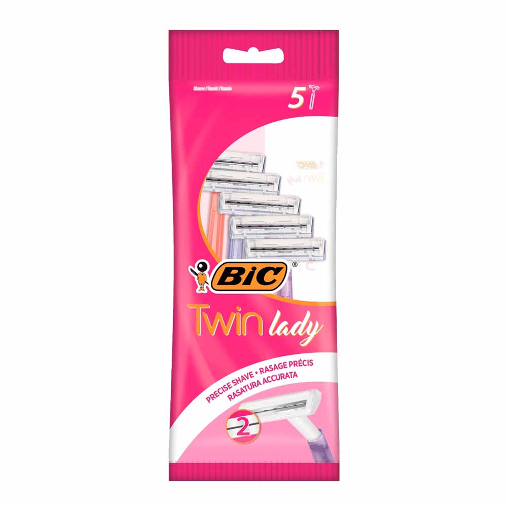 Bic Twin Lady Blade Women's Razor 5 pack Image