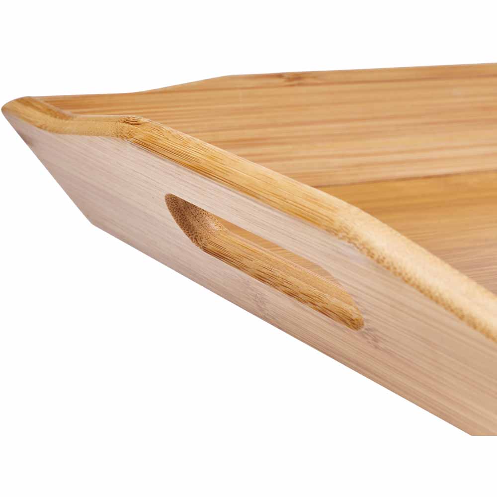 Wilko Bamboo Tray Wilko