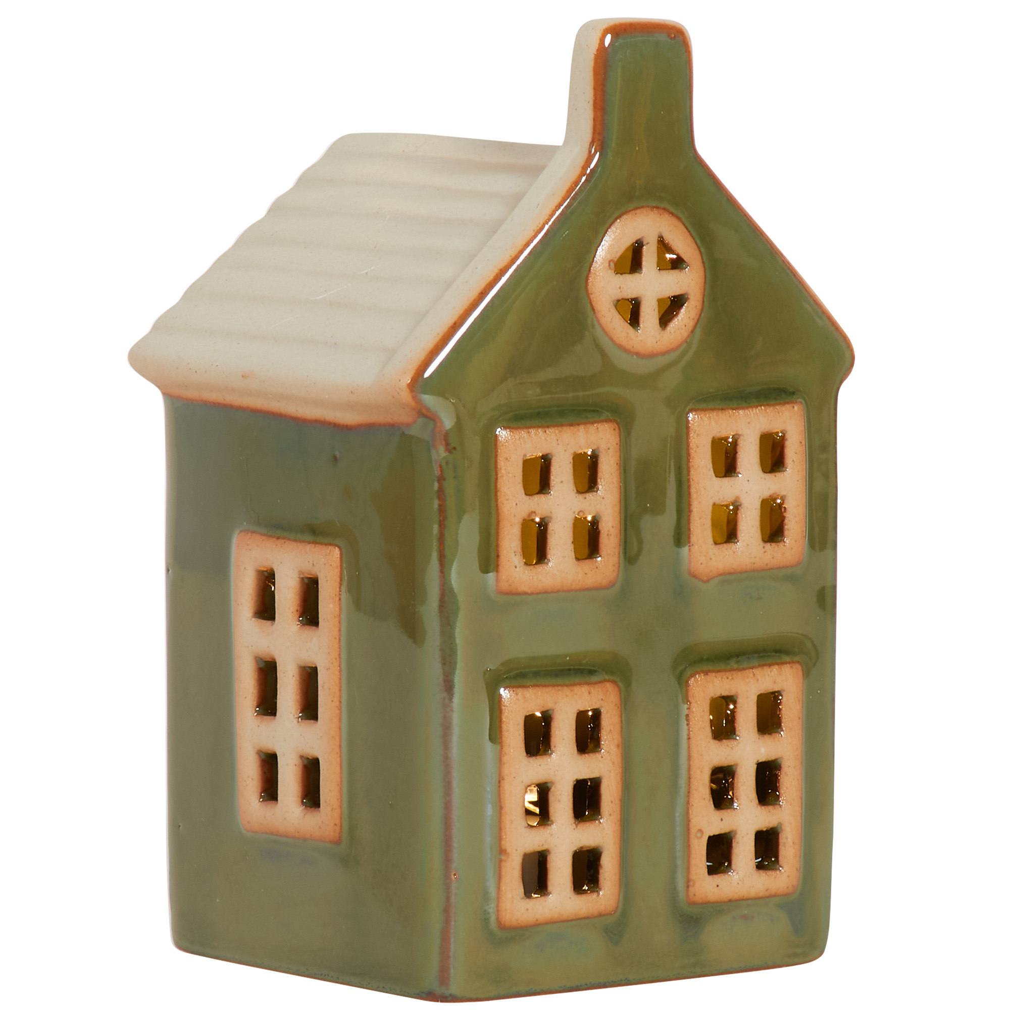 LED Green House Ornament - Green Image 2