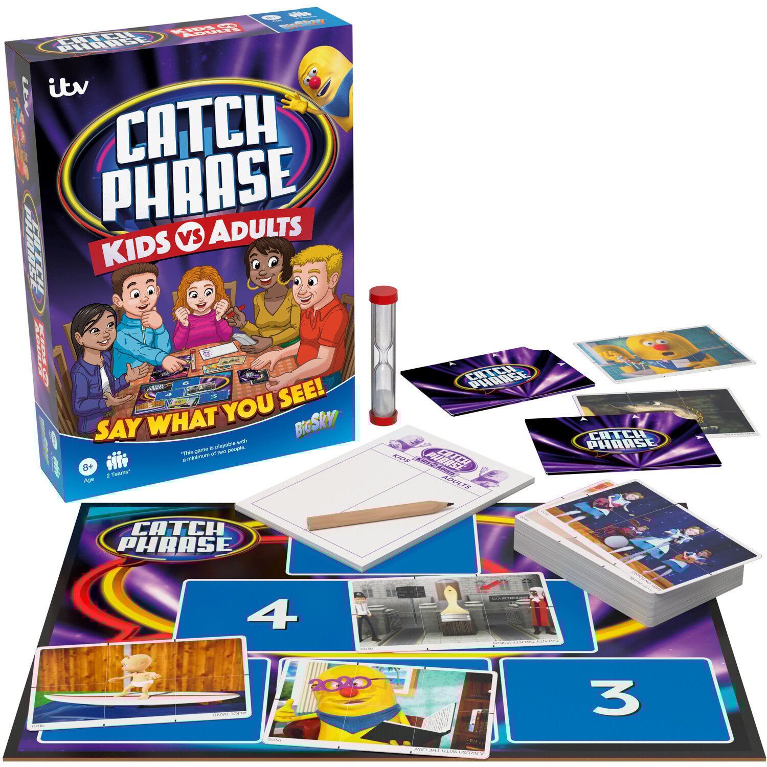 Catchphrase Kids vs Adults Card Game Image 2