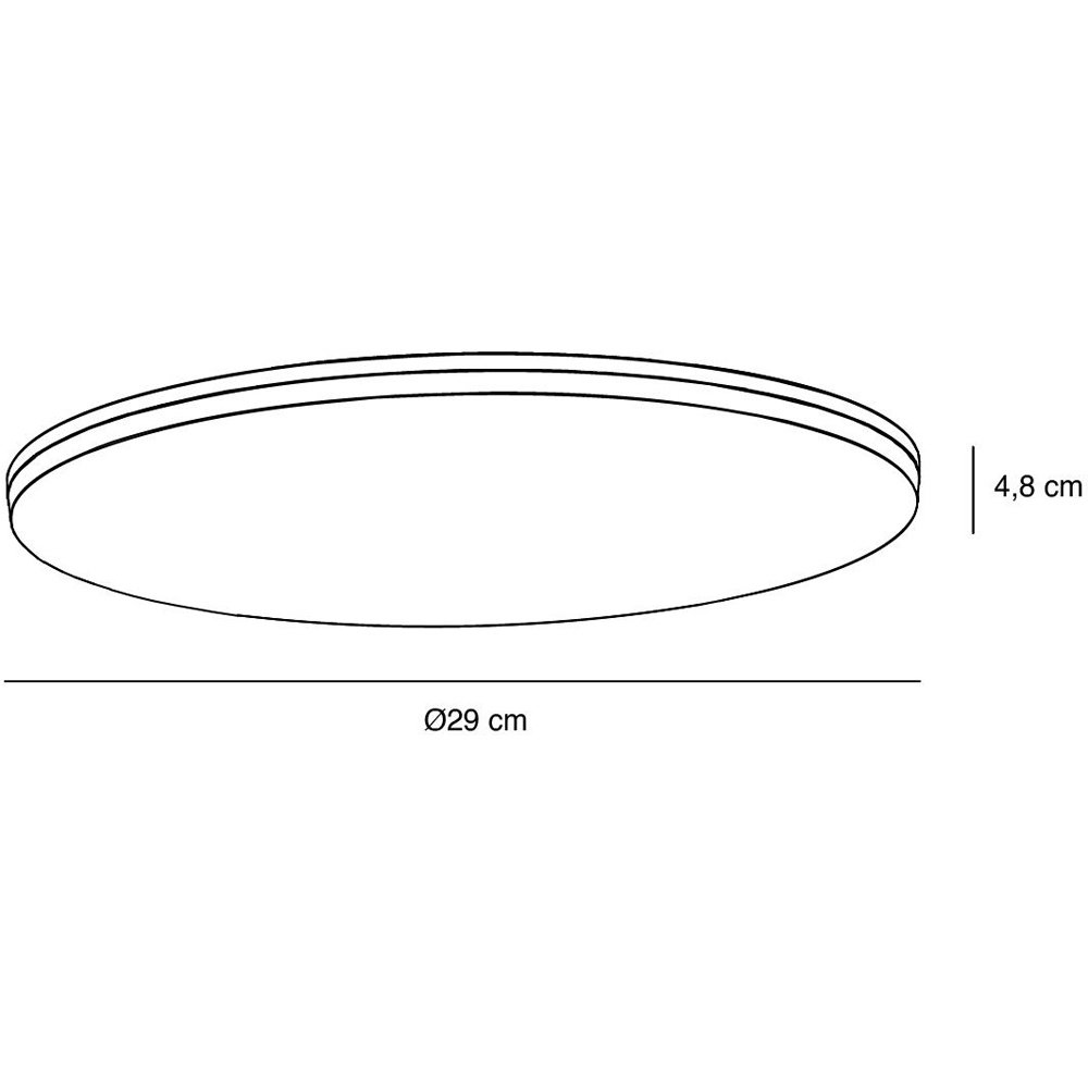 Nordlux Vic 29 2100 Lumens White Ceiling Light Image 4