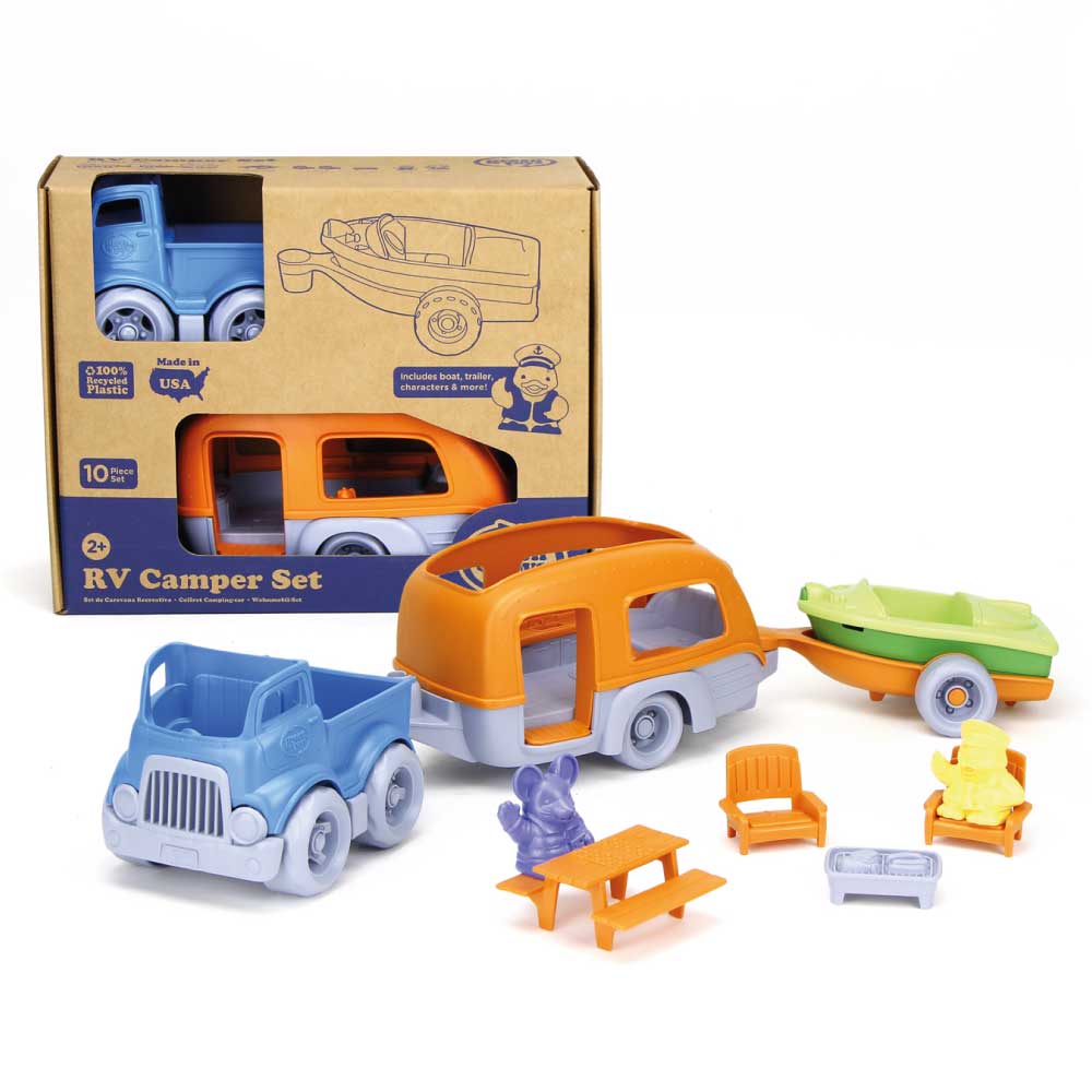 BigJigs Toys Green Toys RV Camper Set Image 4
