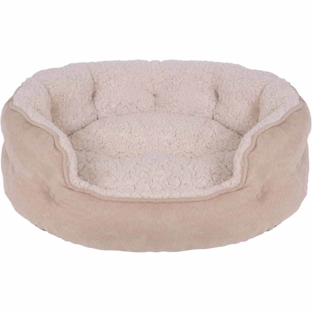 Single Rosewood Small Plush Pet Bed in Assorted styles Image 3