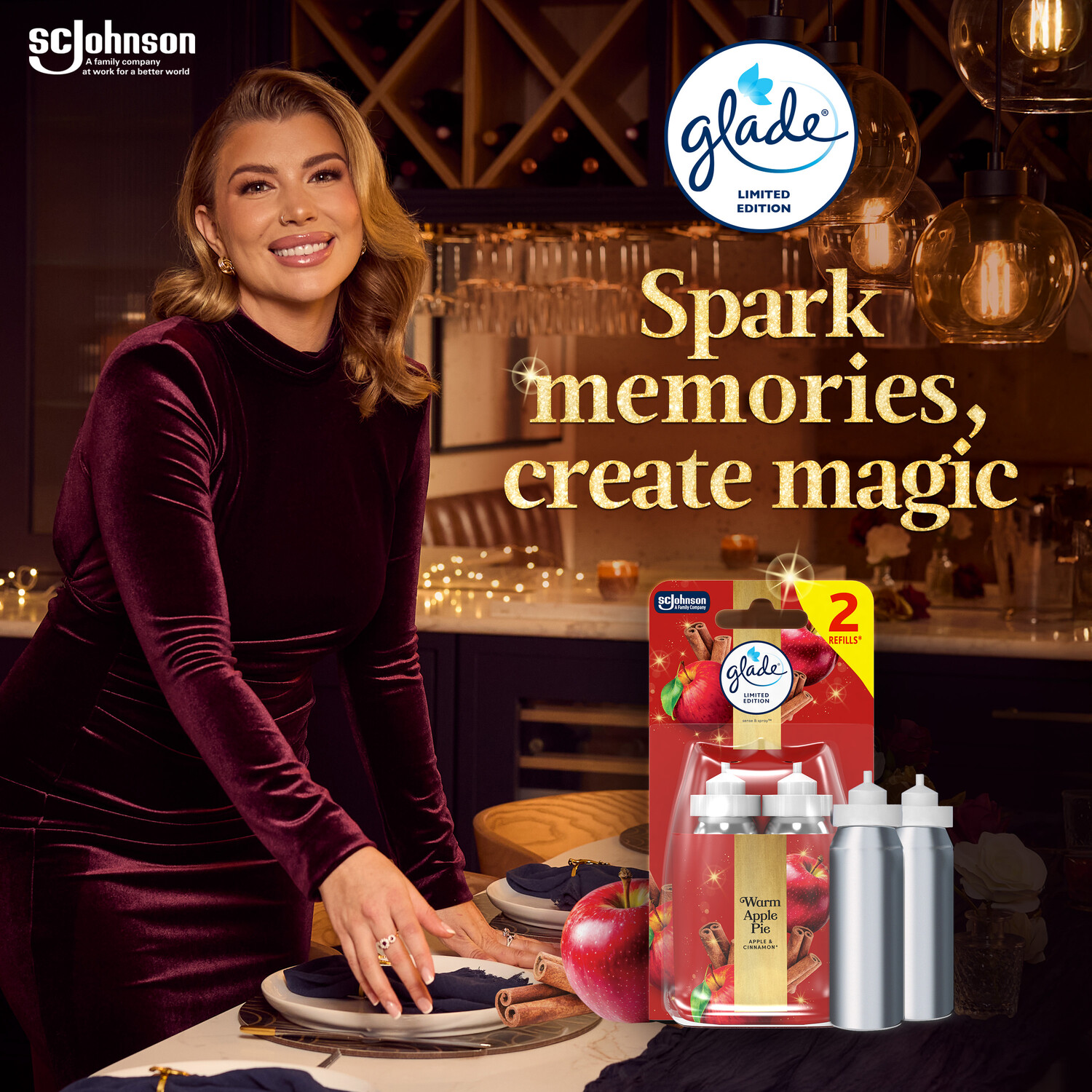 Glade Air Freshener Refill Twin Pack Image 2