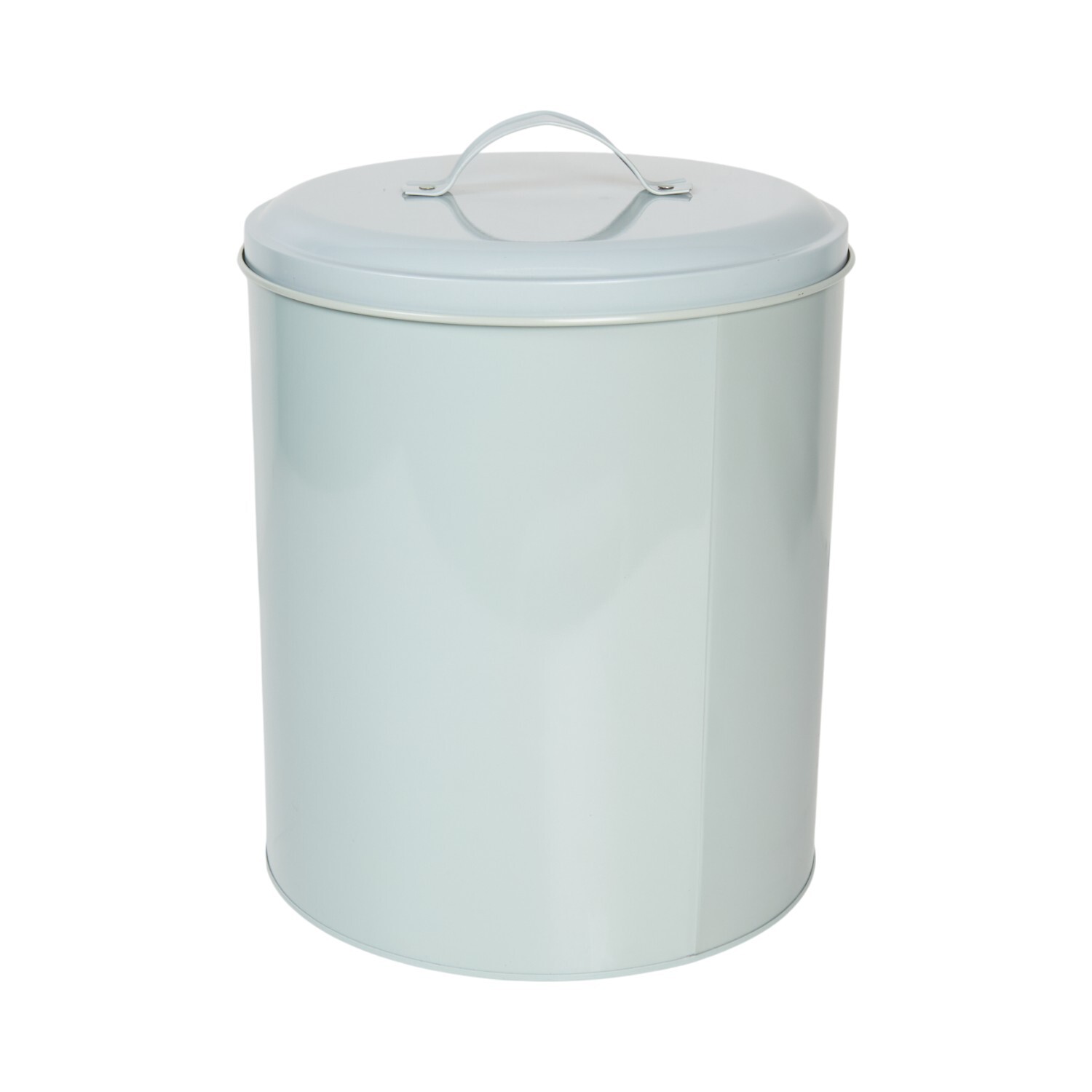 Waggy Tails Metal Bread Canister Sage Green Image 3