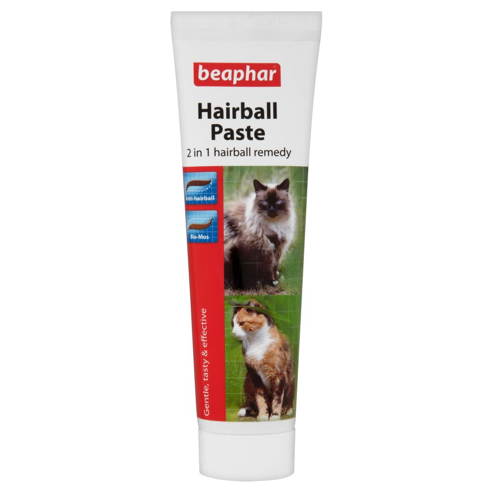 Beaphar 2 in 1 Cat Hairball Paste 100g Image