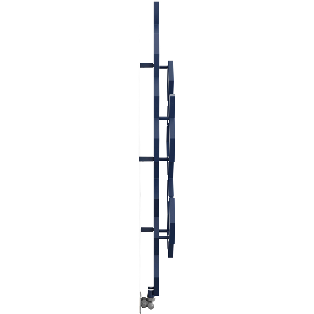 Terma Hex 1180 BTU Denim Radiator 1220 x 486mm Image 3