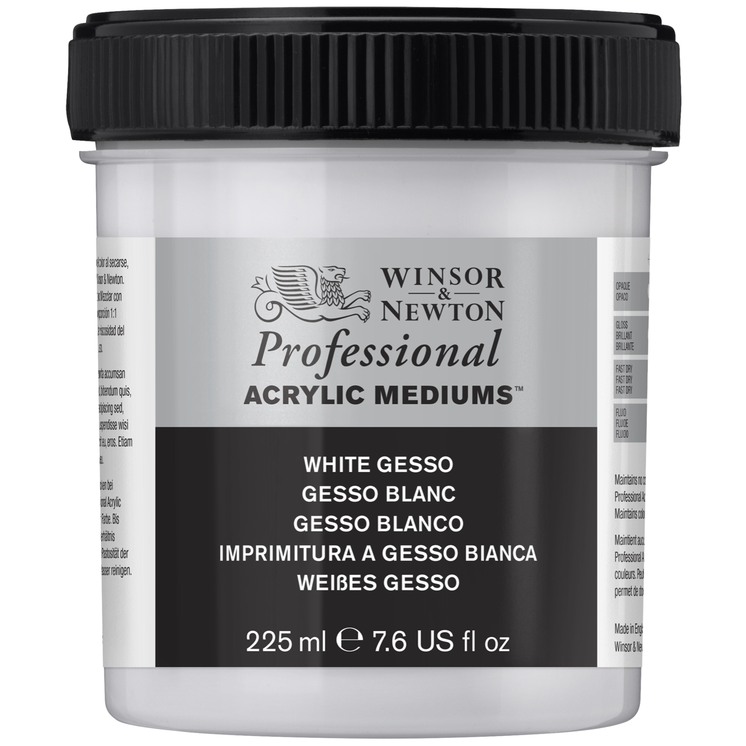 Winsor and Newton Professional Acrylic Gesso - White Image